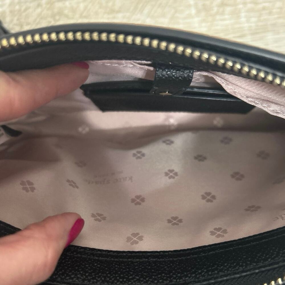 Kate Spade New York Margaux Medium Calf Hair Leather Leopard Print Crossbody - Picture 9 of 16